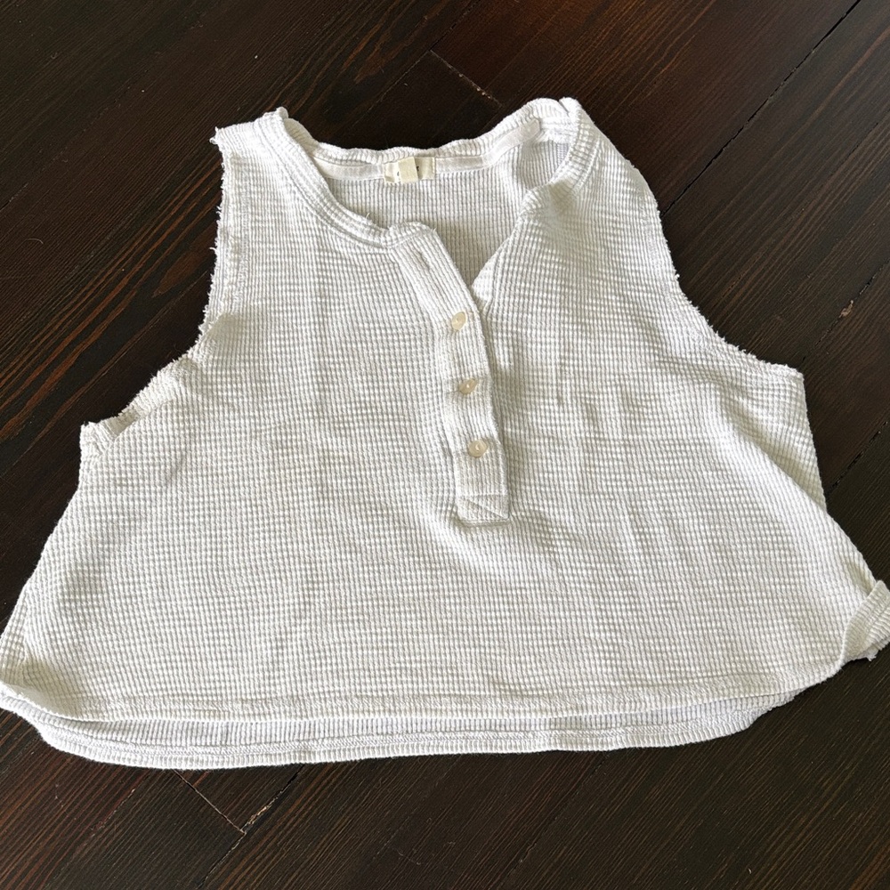 Aerie Cozy Cropped Top ☁️🤍🍀